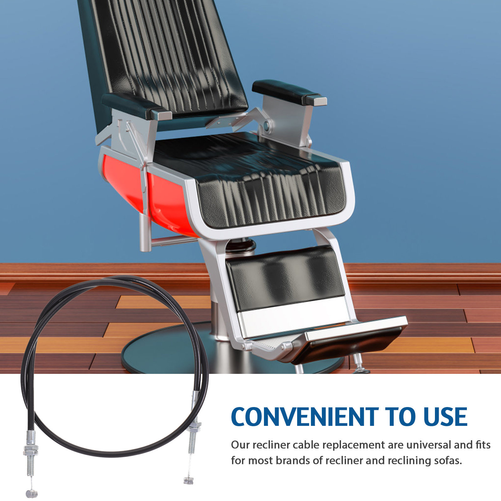 Heavy Equipment Workshop - Heavy-Duty Recliner Cable Replacement Kit for