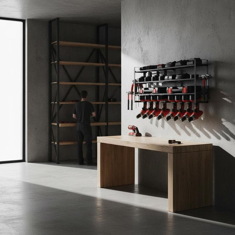 Heavy Equipment Workshop - Equipment Storage Station 4-Layer For Garage