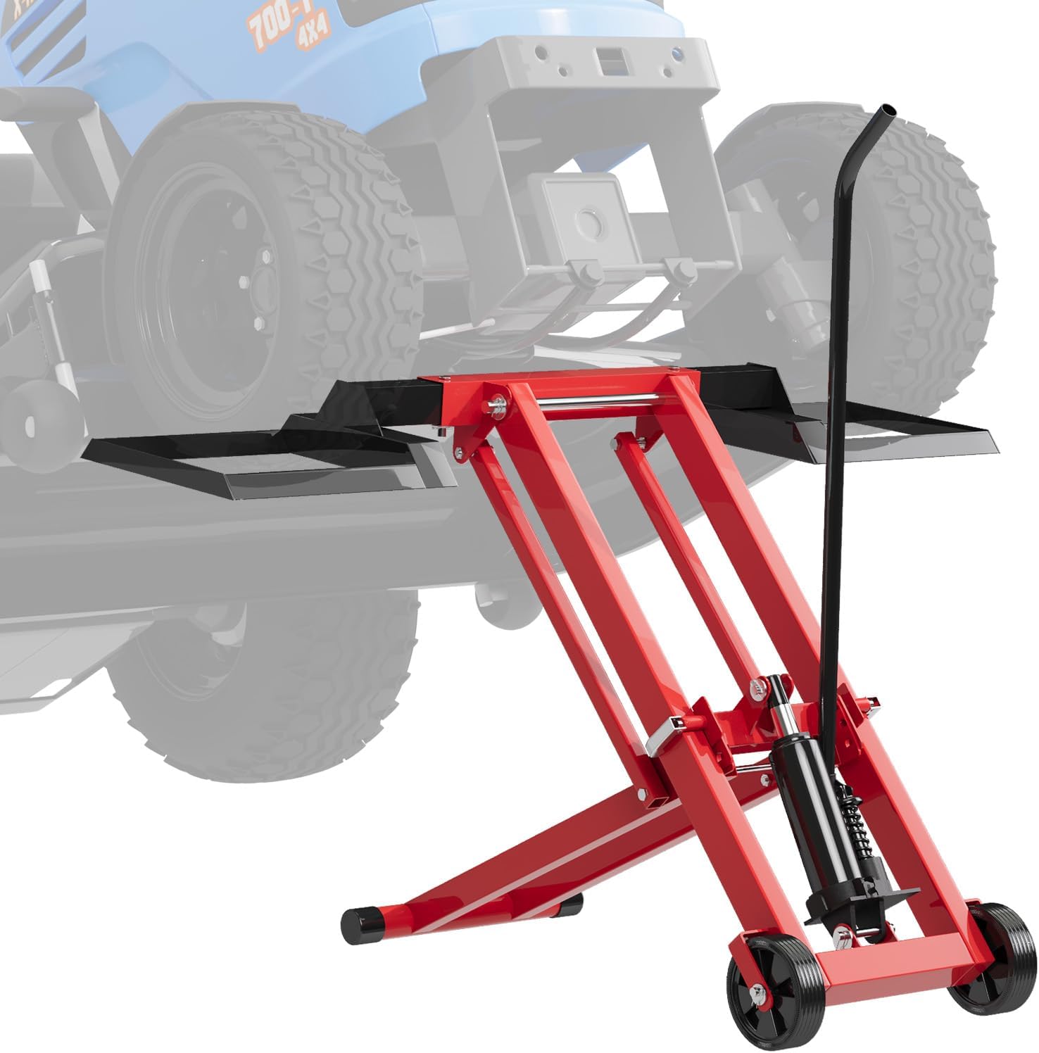 Hydraulic Floor Jack - 500LB Hydraulic Mower Lift for 40-47.6
