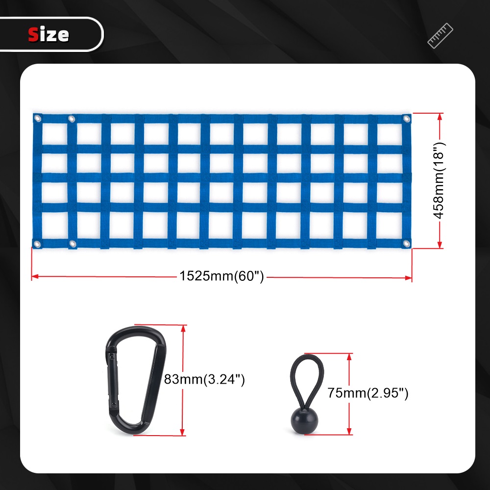 RASTP-Truck Tailgate Net 60''x - Heavy Equipment Trailer のレビューと価格