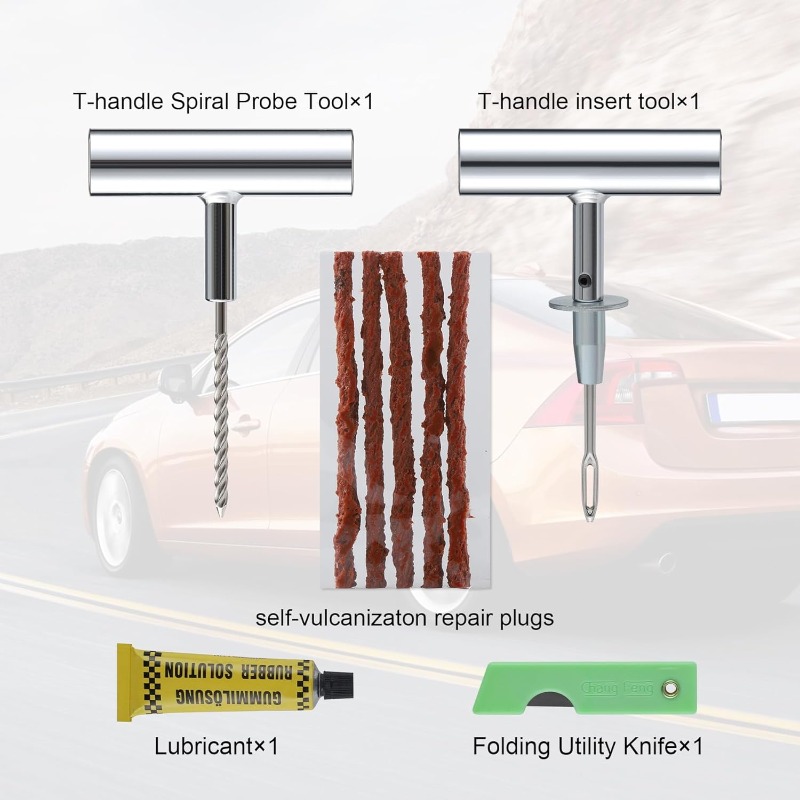 1Set Tire Repair Kit with Plug - Heavy Equipment Repair のレビューと価格