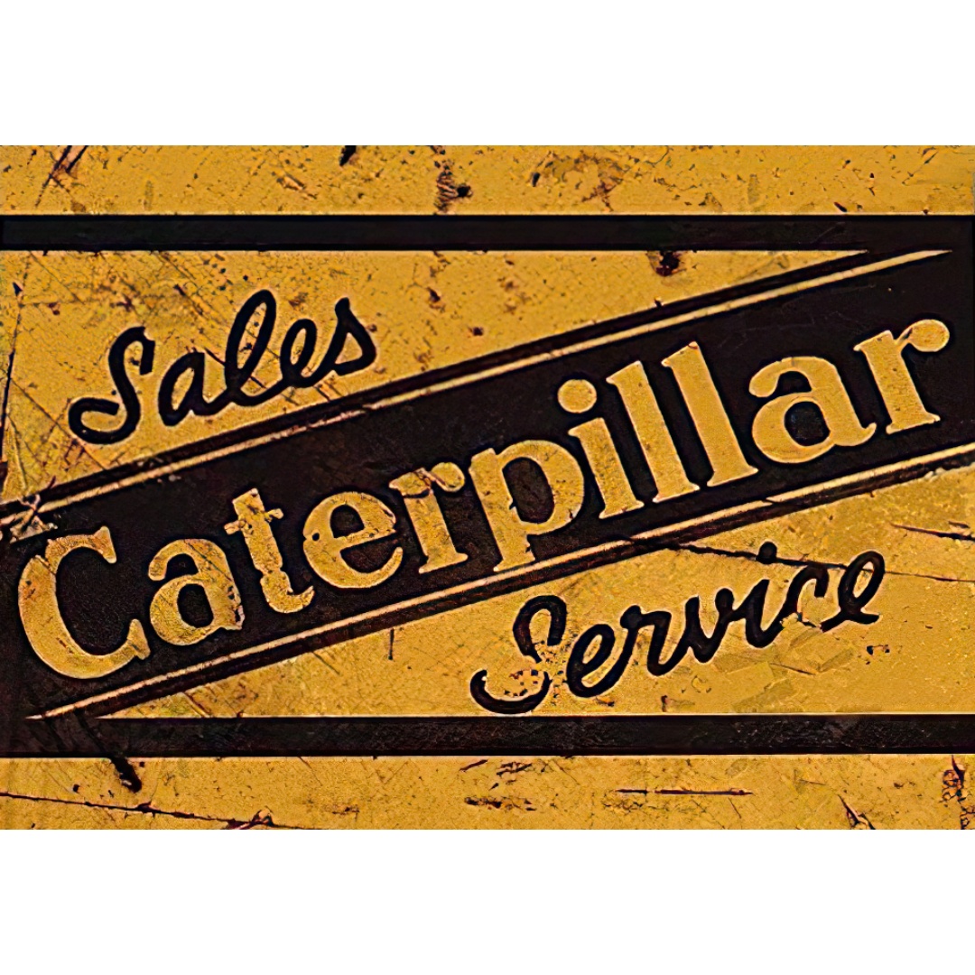 Retro Metal Tin Sign Caterpill - Heavy Equipment Caterpillar のレビューと価格