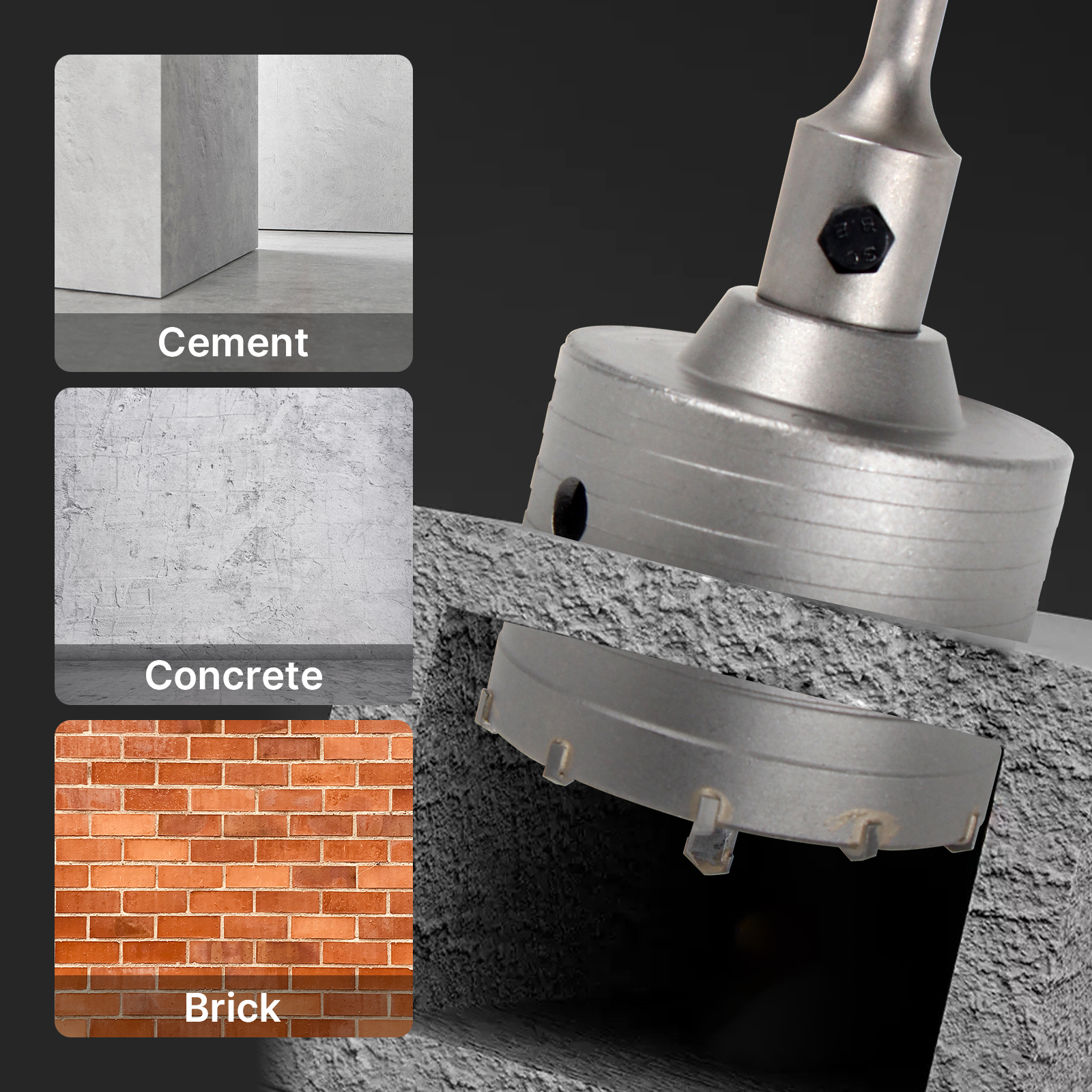 SDS PLUS 30-160mm Concrete Hol - Brick Cutting Saw のレビューと価格