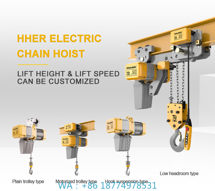 Popular High Quality Low Headr - Electric Chain Hoist のレビューと価格