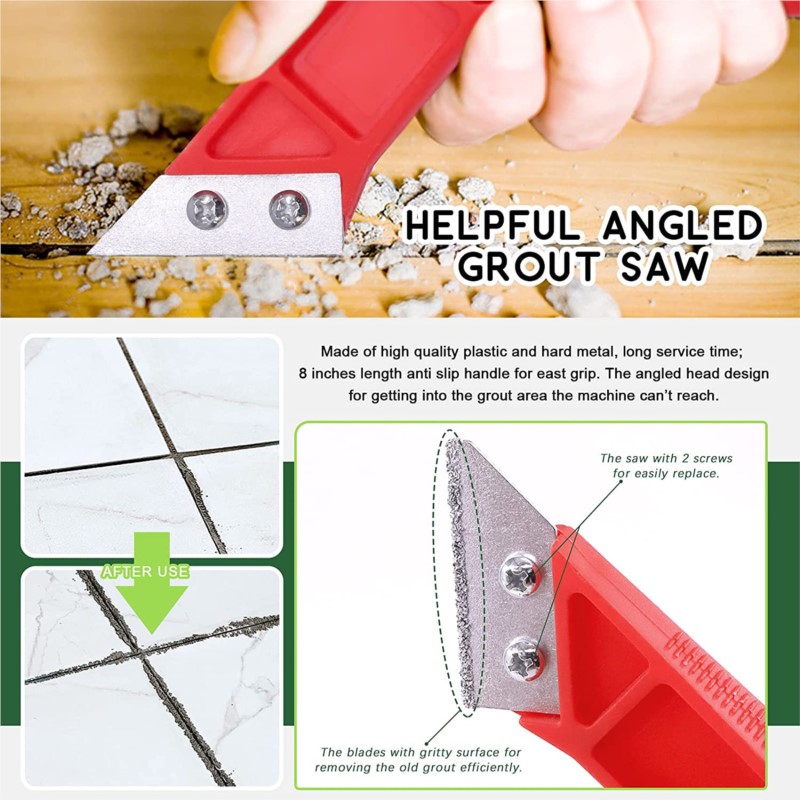 Grout Removal Tools 22 Pcs  Se - Brick Cutting Saw のレビューと価格