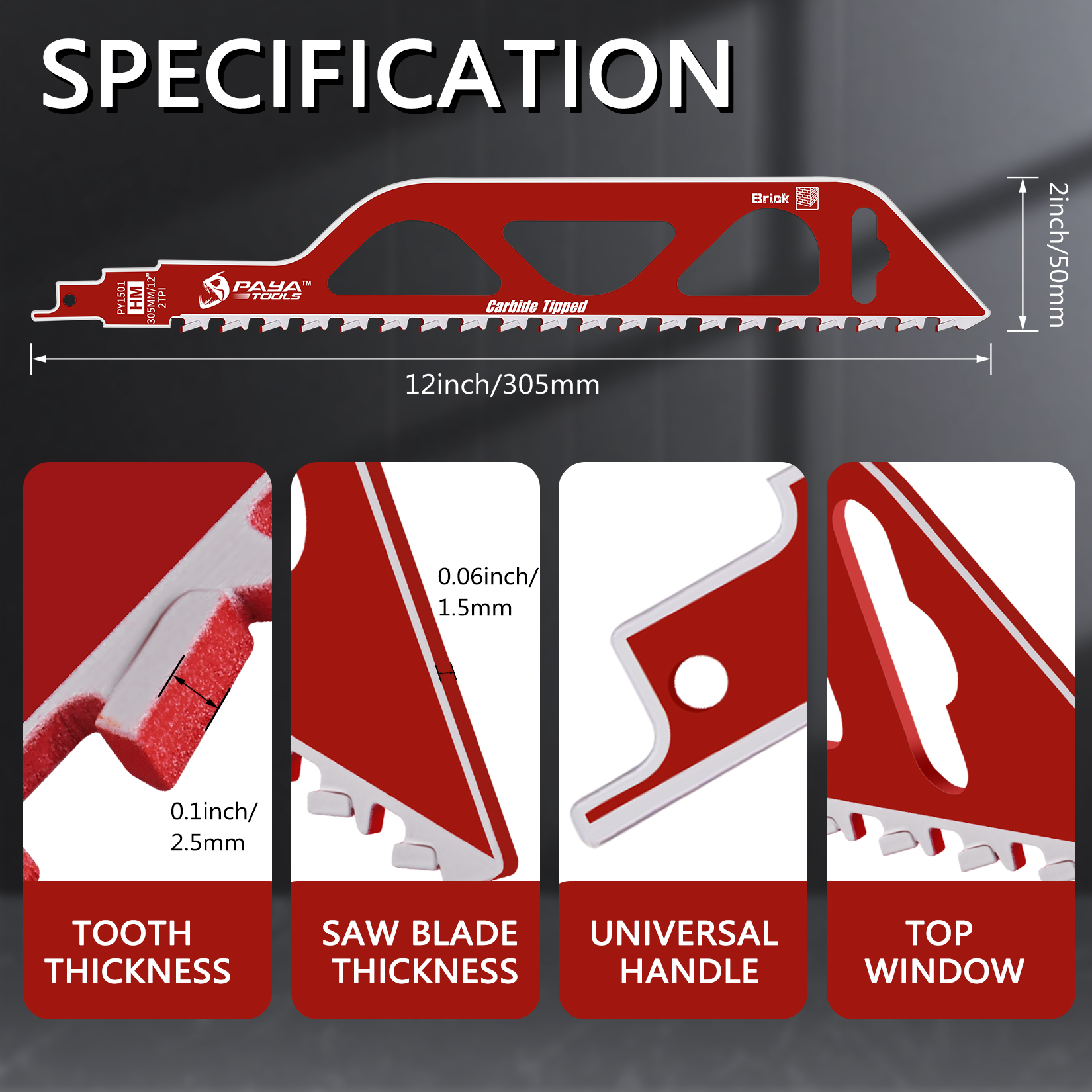 PAYA 12-Inch 18-Inch Demolitio - Brick Cutting Saw のレビューと価格