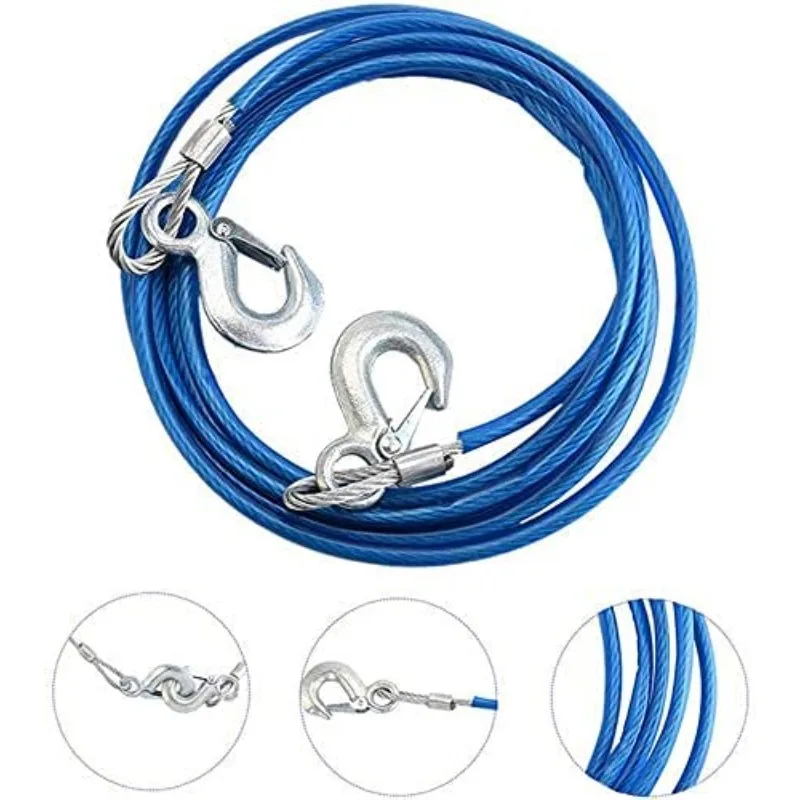 Car Towing Rope 3-7 Tons Steel - Heavy Equipment Trailer のレビューと価格